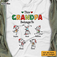 Personalized This Grandpa Christmas Shirt - Hoodie - Sweatshirt OB295 36O47 thumb 1