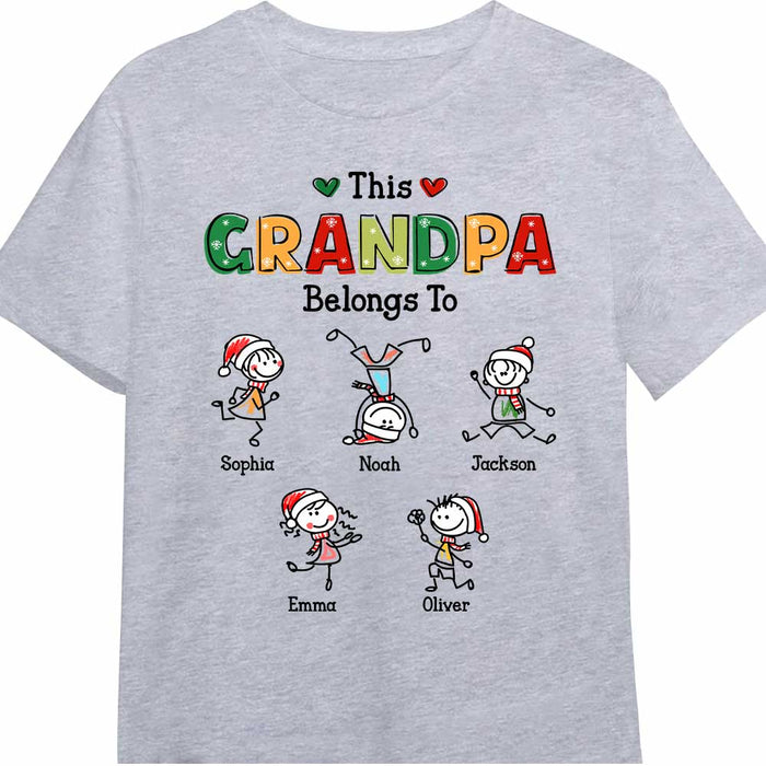 Personalized This Grandpa Christmas Shirt - Hoodie - Sweatshirt OB295 36O47 1