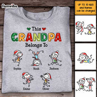 Personalized This Grandpa Christmas Shirt - Hoodie - Sweatshirt OB295 36O47 thumb 1