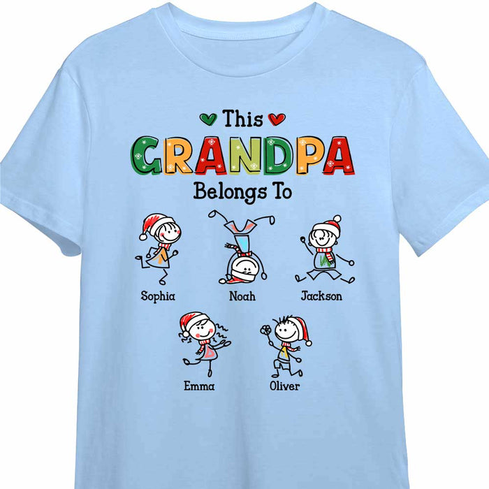 Personalized This Grandpa Christmas Shirt - Hoodie - Sweatshirt OB295 36O47 1