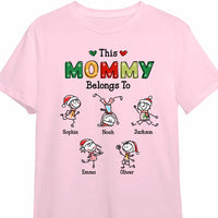Personalized This Mommy Belongs Christmas Shirt - Hoodie - Sweatshirt OB292 36O47 thumb 1