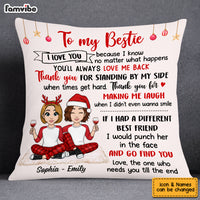Personalized Friends Christmas Pillow NB11 85O53 thumb 1