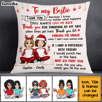 Personalized Friends Christmas Pillow NB11 85O53 thumb 1