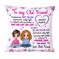 Personalized To My Old Friend Hug This Pillow OB311 32O47 thumb 1
