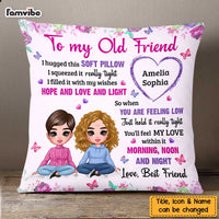 Personalized To My Old Friend Hug This Pillow OB311 32O47 thumb 1