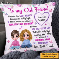 Personalized To My Old Friend Hug This Pillow OB311 32O47 thumb 1