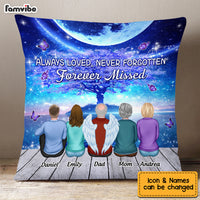 Personalized Memo Always Loved Never Forgotten Forever Missed Pillow OB292 30O53 thumb 1