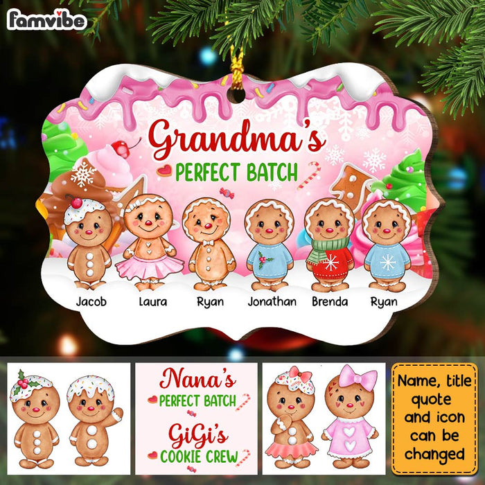 Personalized Grandma's Perfect Batch Christmas Benelux Ornament OB292 58O28 1
