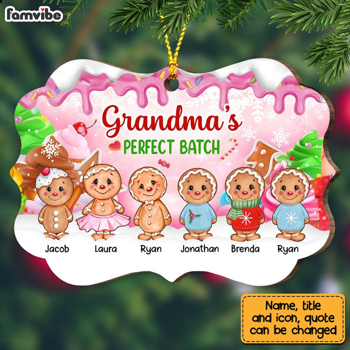 Personalized Grandma's Perfect Batch Christmas Benelux Ornament OB292 58O28 1