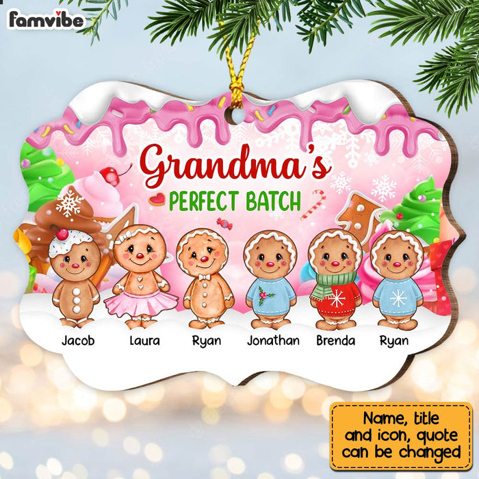 Personalized Grandma's Perfect Batch Christmas Benelux Ornament OB292 58O28 1
