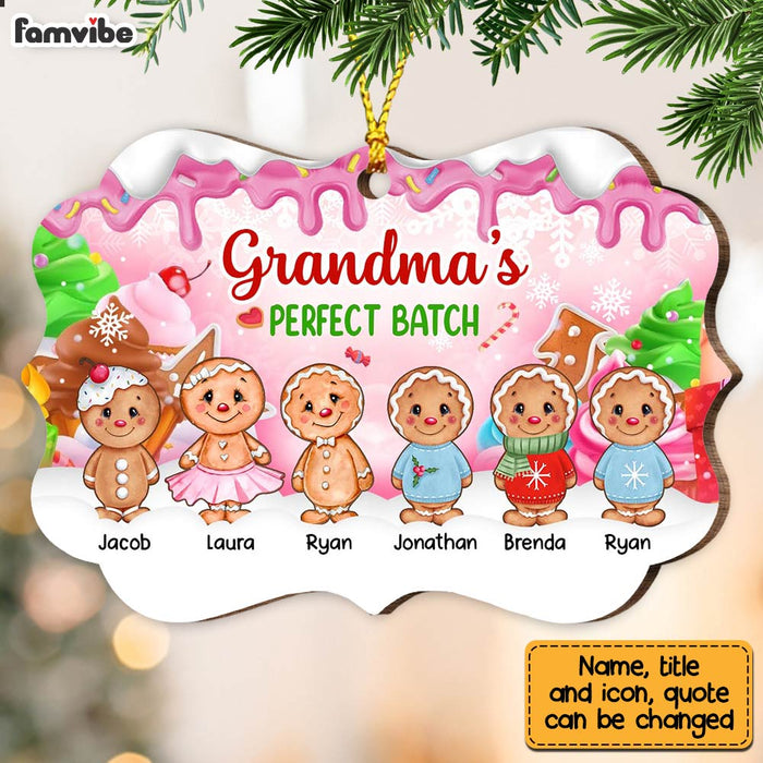 Personalized Grandma's Perfect Batch Christmas Benelux Ornament OB292 58O28 1