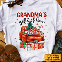 Personalized Grandma's Gifts Of Love Red Truck Shirt - Hoodie - Sweatshirt OB317 32O53 thumb 1