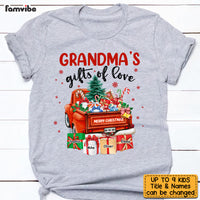 Personalized Grandma's Gifts Of Love Red Truck Shirt - Hoodie - Sweatshirt OB317 32O53 thumb 1