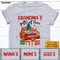 Personalized Grandma's Gifts Of Love Red Truck Shirt - Hoodie - Sweatshirt OB317 32O53 thumb 1