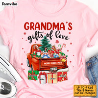 Personalized Grandma's Gifts Of Love Red Truck Shirt - Hoodie - Sweatshirt OB317 32O53 thumb 1