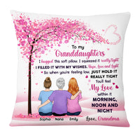 Personalized  To My Granddaughter Love Tree Hug This Pillow OB316 32O53 thumb 1