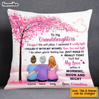 Personalized  To My Granddaughter Love Tree Hug This Pillow OB316 32O53 thumb 1