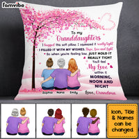 Personalized  To My Granddaughter Love Tree Hug This Pillow OB316 32O53 thumb 1