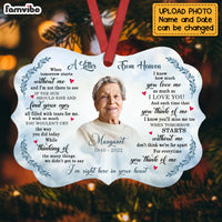 Personalized Letter From Heaven Memo Photo Benelux Ornament OB313 85O69 thumb 1