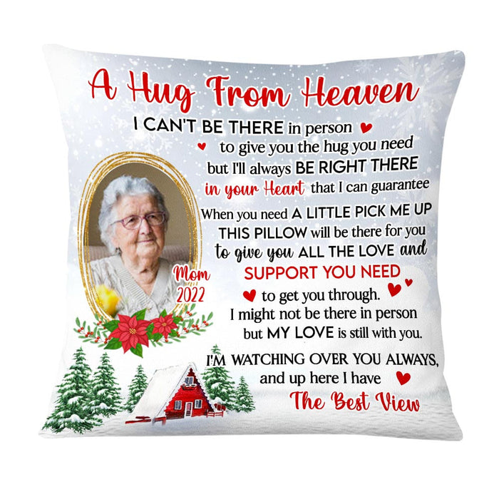 Personalized Hug From Heaven Memo Photo Pillow OB311 85O58 1