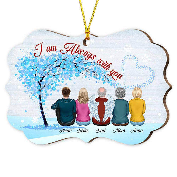 Personalized Tree Memo I Am Always With You Benelux Ornament OB312 30O28 1
