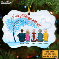Personalized Tree Memo I Am Always With You Benelux Ornament OB312 30O28 thumb 1