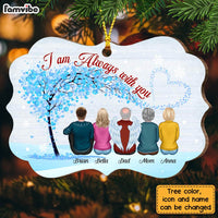 Personalized Tree Memo I Am Always With You Benelux Ornament OB312 30O28 thumb 1