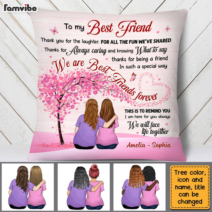 Personalized To My Friends Thank You For Pillow OB311 30O28 1