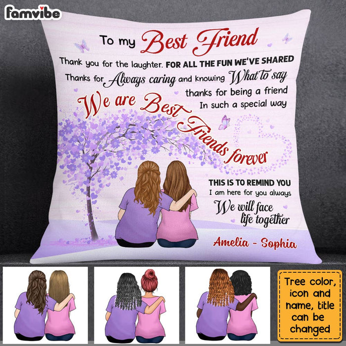 Personalized To My Friends Thank You For Pillow OB311 30O28 1