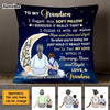 Personalized Hug This Grandson To The Moon And Back Pillow OB314 30O47 1