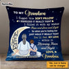 Personalized Hug This Grandson To The Moon And Back Pillow OB314 30O47 1