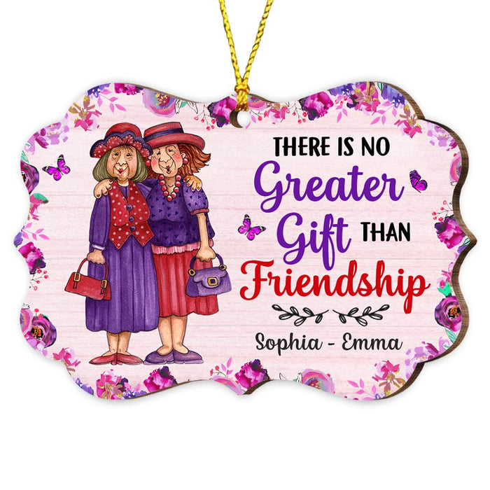 Personalized There Is No Greater Gift Than Friendship Benelux Ornament NB12 32O28 1