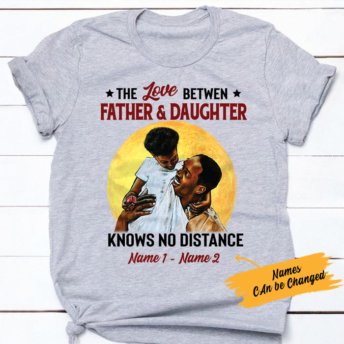 Personalized BWA Dad And Daughter No Distance T Shirt SB91 67O57 1