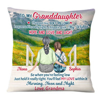 Personalized Granddaughter Hug This Pillow NB11 23O28 thumb 1