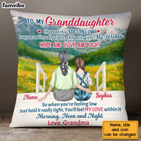 Personalized Granddaughter Hug This Pillow NB11 23O28 thumb 1