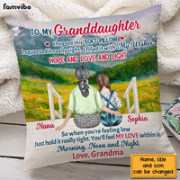 Personalized Granddaughter Hug This Pillow NB11 23O28 thumb 1