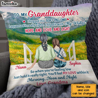 Personalized Granddaughter Hug This Pillow NB11 23O28 thumb 1