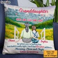 Personalized Granddaughter Hug This Pillow NB11 23O28 thumb 1