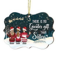 Personalized Friend There Is No Greater Gift Than Sisters Benelux Ornament NB42 32O69 thumb 1