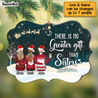 Personalized Friend There Is No Greater Gift Than Sisters Benelux Ornament NB42 32O69 thumb 1