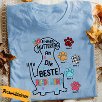 Personalized German Mama Oma Hunde Dog Mom Grandma T Shirt AP161 65O36 thumb 1