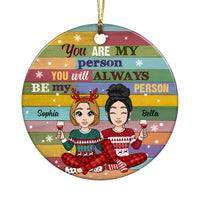 Personalized My Person Friend Circle Ornament NB31 36O47 thumb 1