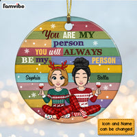 Personalized My Person Friend Circle Ornament NB31 36O47 thumb 1