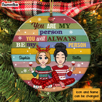 Personalized My Person Friend Circle Ornament NB31 36O47 thumb 1