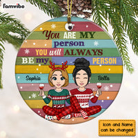 Personalized My Person Friend Circle Ornament NB31 36O47 thumb 1