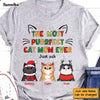 Personalized Pawfect Cat Mom Shirt - Hoodie - Sweatshirt NB21 36O47 1