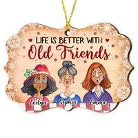 Personalized Old Friends Better Benelux Ornament NB22 36O28 thumb 1
