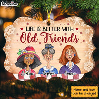 Personalized Old Friends Better Benelux Ornament NB22 36O28 thumb 1