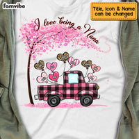 Personalized I Love Being Grandma Buffalo Truck Shirt - Hoodie - Sweatshirt NB71 85O69 thumb 1