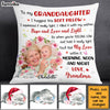 Personalized To My Granddaughter Elephant Photo Pillow NB21 32O28 1